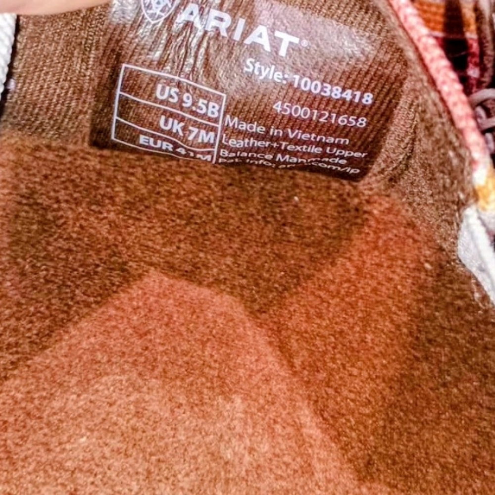 Ariat Brown Suede-Buffalo Slip-On - Picture 4 of 5